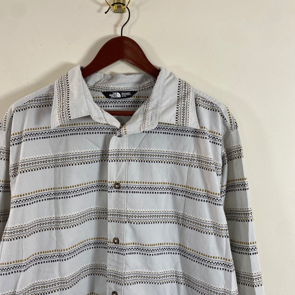 The North Face Other - The North Face Button Down Long Sleeve Shirt Striped Mens XL Lightweight Western